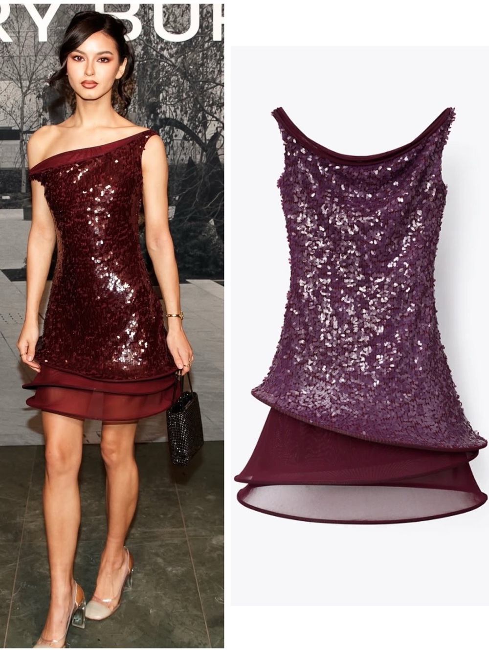Tory Burch Sequin Hoop Mini Dress 2